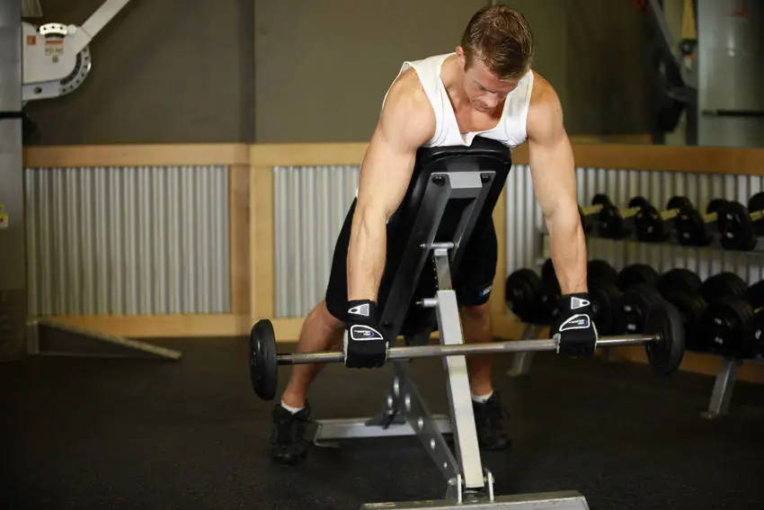 Slanted Surface Mid-Torso Rowing