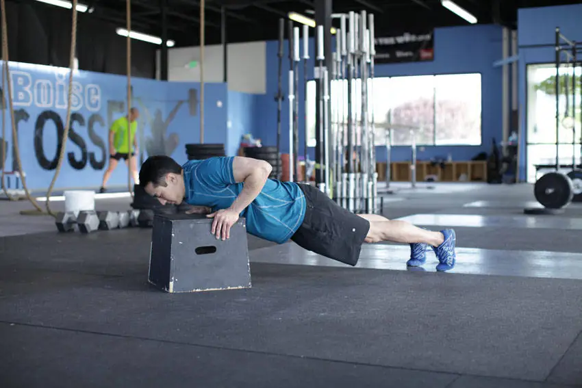 The Elevated Box Lean-and-Press